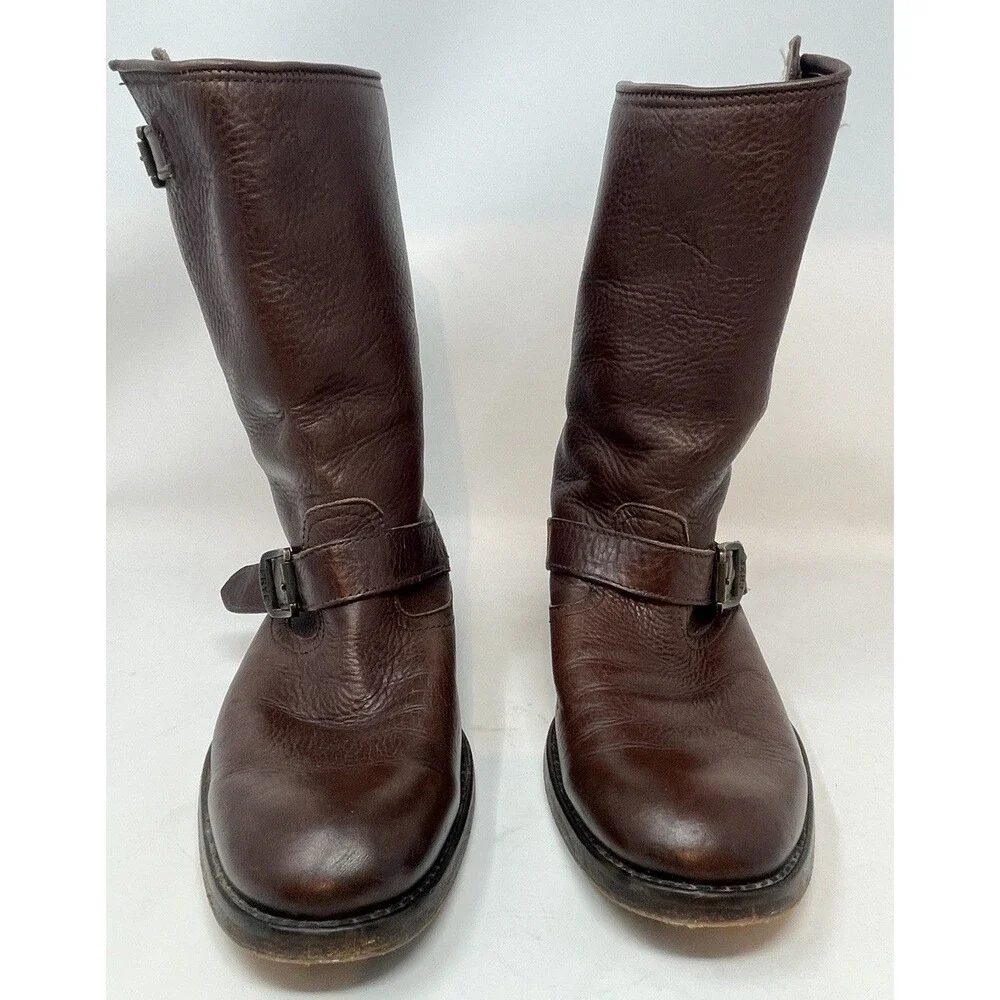 Frye Jackson Engineer Leather Biker Boots Men’s 8 D 87825